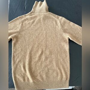 Uniqlo Camel Turtleneck Sweater